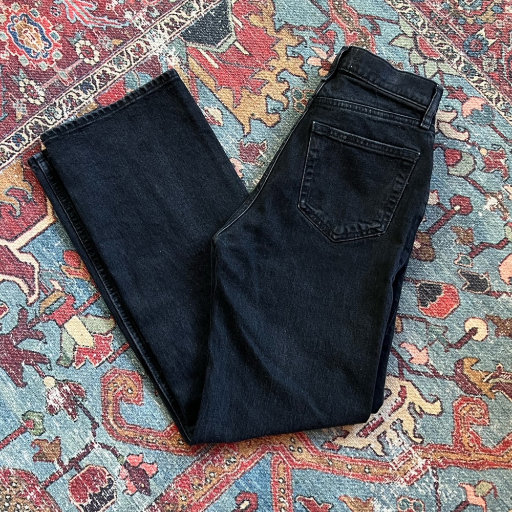 Abercrombie & Fitch High Rise 90s Split Hem Jeans